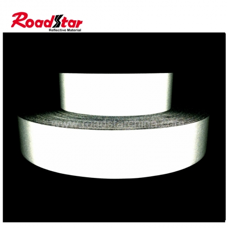 RS-885 High Silver Reflective Fabric Tape for heavy Industrial washing 