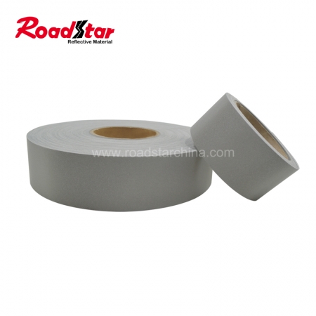 RS-885 High Silver Reflective Fabric Tape for heavy Industrial washing 