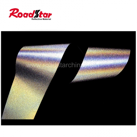 RS-933 High Silver 100% Polyester Retro Reflective Fabric 