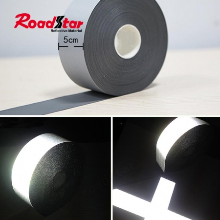 RS-922 EN 20471 Class 2 100% polyester Backing Reflective Fabric 