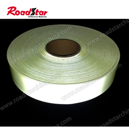 RS-FR02 Fluorescent Yellow 100% cotton Reflective Flame Retardant Fabric 