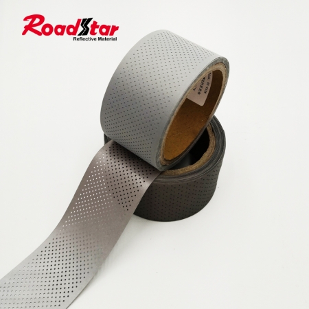 Perforated Retro Reflective Fabric Tape 