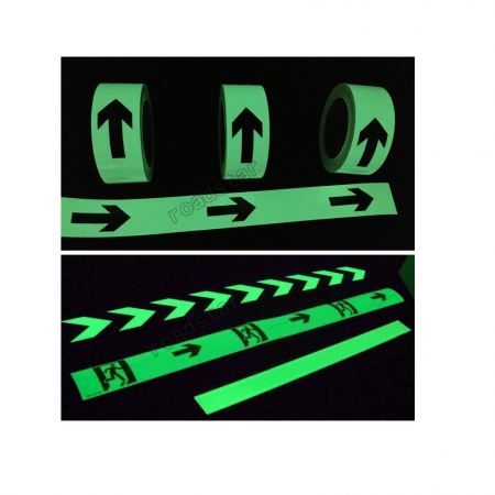 Acrylic type glow in the dark film 4 hours glowing time 