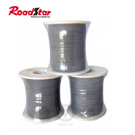 High Intensity Grade Single Side Reflective Thread for knitting 