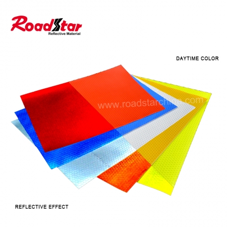 Micro Prismatic PVC Reflective Sheeting for advertising signs 