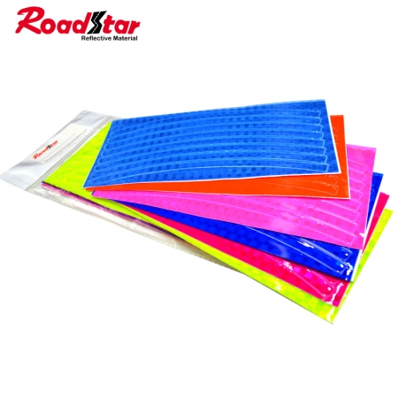 Hot sale prismatic PVC Reflective Stickers for wheel 