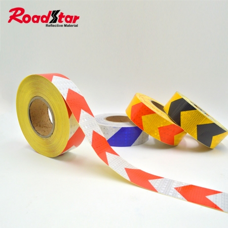 5cm width Arrow Reflective Safety Tape for Vehicles 