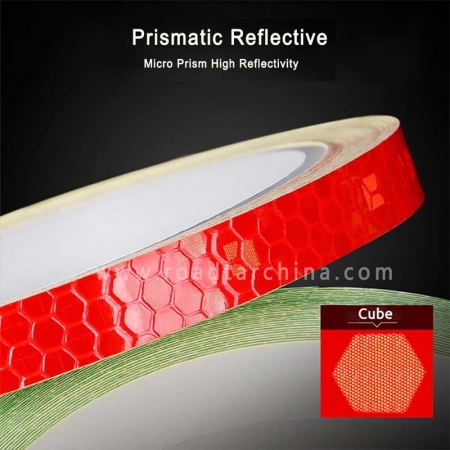 1cm width waterproof micro prismatic sheeting reflective pinstripe tape for bicycle 