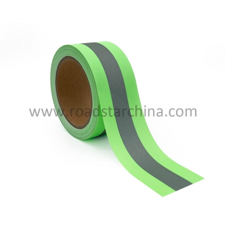 2 Inch TC Reflective Webbing Luminescence Glow In The Dark Fabric Tape For Sew On 