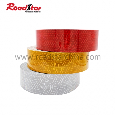 Ece 104R PC Waterproof Reflective Vinyl Tape Reflector Sticker for Vehicle Truck Car Trailer Safety 