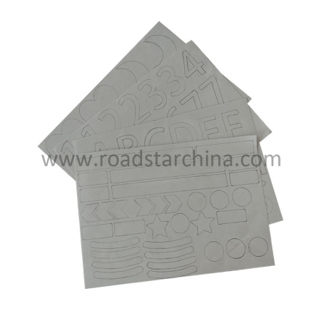 DIY A4 Paper Self Adhesive Reflective Fabric Film Sticker For Car,Bag,Helmet Etc 