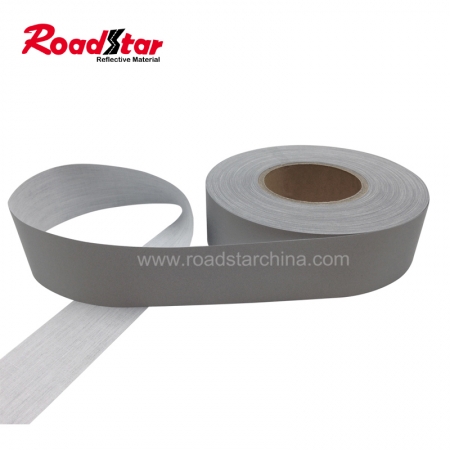 RS-885 High Silver Reflective Fabric Tape for heavy Industrial washing 