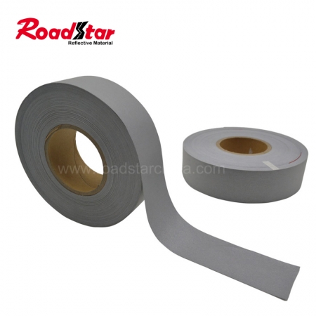 RS-833 High Silver TC Backing Retro Reflective Fabric 