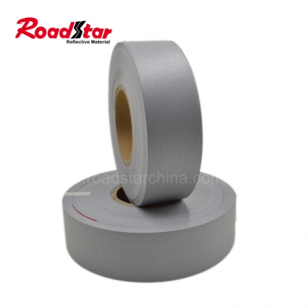 RS-833 High Silver TC Backing Retro Reflective Fabric 