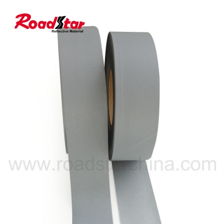 RS-933 High Silver 100% Polyester Retro Reflective Fabric 