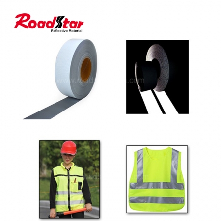 RS-822 EN 20471 Class 2 certificated TC Backing Reflective Fabric 
