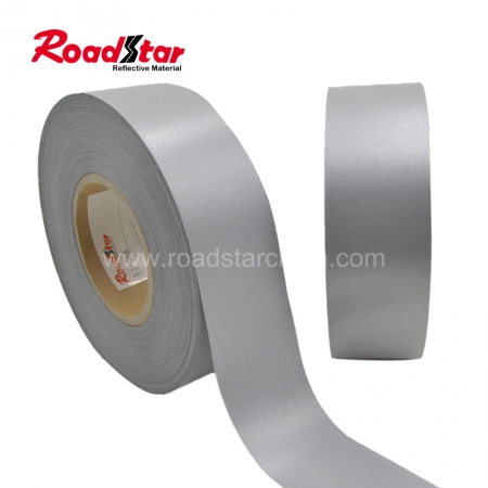 RS-933 High Silver 100% Polyester Retro Reflective Fabric 