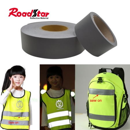 RS-921 EN 20471 Class 1 100% polyester Reflective Fabric 