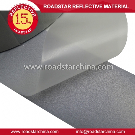 High Silver Double Side Reflective Stretch Fabric 