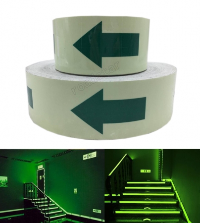 Acrylic type glow in the dark film 4 hours glowing time 