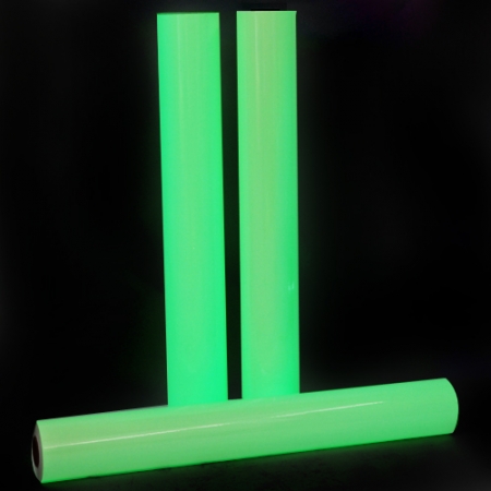 Photoluminescent Heat Transfer Film 10-12 hours glowing time 