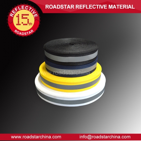 Customized Iron-on Reflective Webbing Tape 