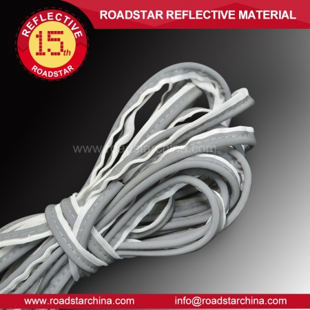 High visibility Retro Reflective Piping for clothing 