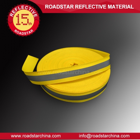 Customized Iron-on Reflective Webbing Tape 