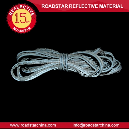 High visibility Retro Reflective Piping for clothing 