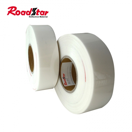 Mid intensity screen printable reflective transfer film 