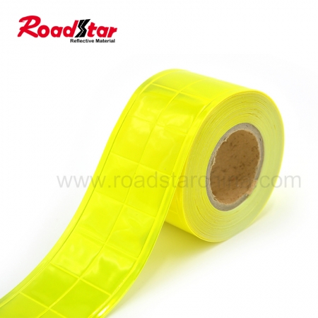 Micro Prismatic Reflective PVC Tape for high visibility clothing 