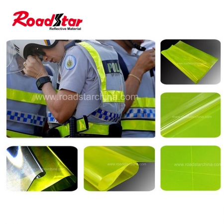 Seamless Type Micro Prismatic Reflective PVC Roll 