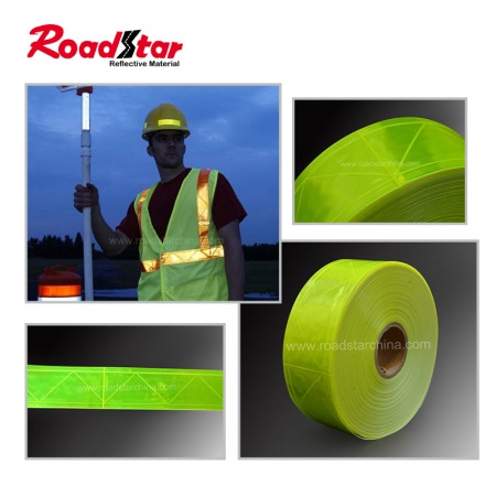 Micro Prismatic Reflective PVC Tape for high visibility clothing 