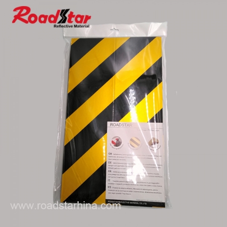 Reflective Foam Bumpers for Protection of the Walls and Car Doors in Garages 