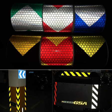 5cm width Arrow Reflective Safety Tape for Vehicles 