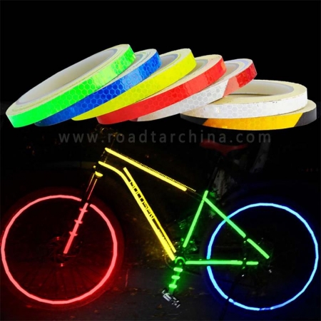1cm width waterproof micro prismatic sheeting reflective pinstripe tape for bicycle 