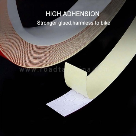 1cm width waterproof micro prismatic sheeting reflective pinstripe tape for bicycle 