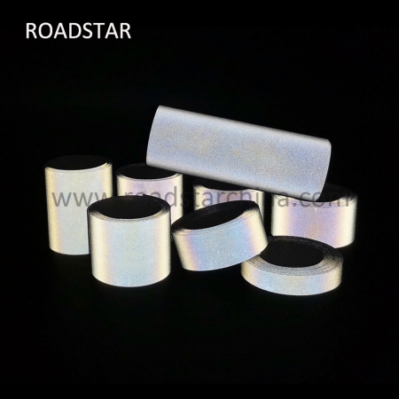 RS-922 DIY Sew on waterproof Retro polyester reflective tape fabric for clothing 