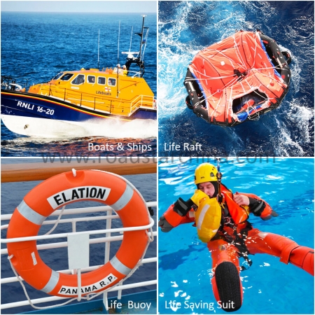 Marine Hi-Vis Self-Adhesive Pvc Solas Reflective Tape For Life Buoy 