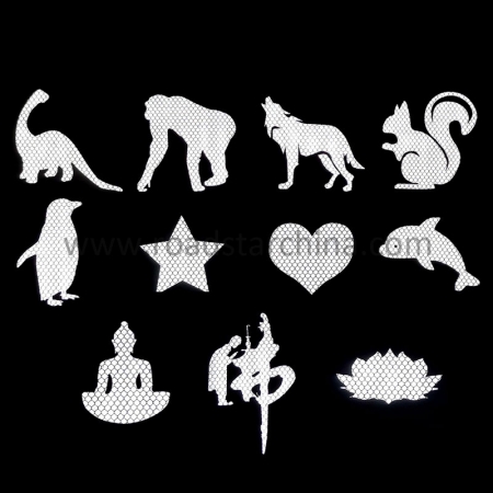 Customized High Visibility Self-Adhesive DIY Reflective Sticker for Car ,Motocycle,Bike,Helmet 