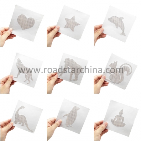 Customized High Visibility Self-Adhesive DIY Reflective Sticker for Car ,Motocycle,Bike,Helmet 