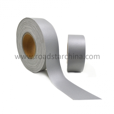 RS-FR04 10cm Ansi Fire 100% Cotton Red-Silver-Red Flame Retardant Warning Reflective Fabric Orange Tape 