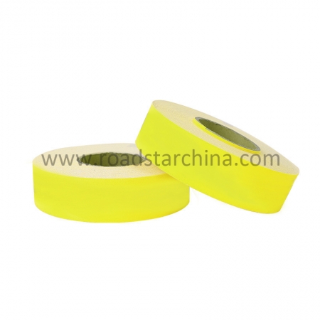 RS-FR04 10cm Ansi Fire 100% Cotton Red-Silver-Red Flame Retardant Warning Reflective Fabric Orange Tape 