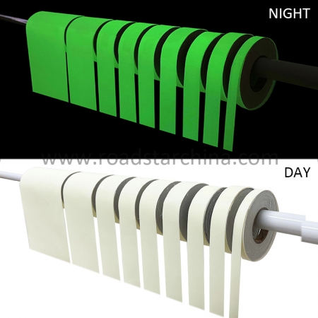 8 Hours TC Photoluminescent Glow In The Dark Vinyl Fabric For Clothing 