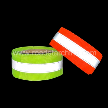5 cm Orange/Yellow Safety Ribbon Tape Reflective Webbing Sew On Reflective Tape For Clothing 